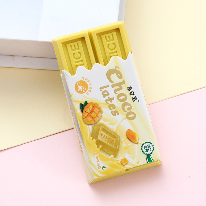 Wholesale Rubber Cartoon Simulation Chocolate Eraser